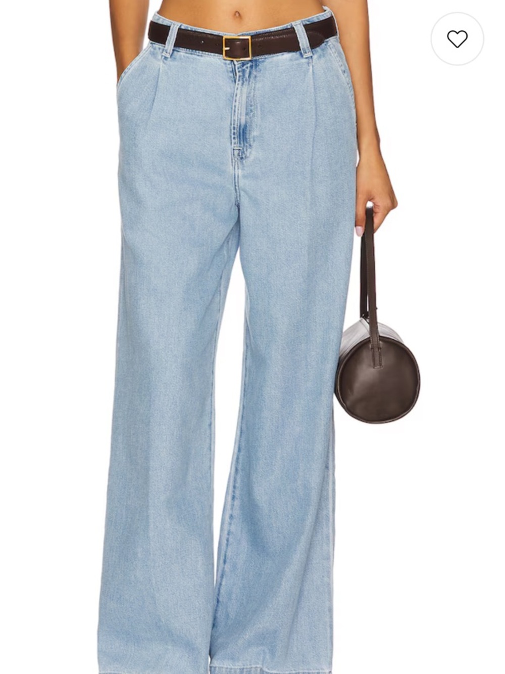 7 For All Mankind Wide Leg Jeans in Abyss